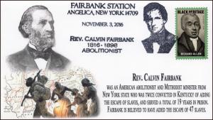 2016,Rev Calvin Fairbank, Abolitionist, Underground Railroad, 16-327