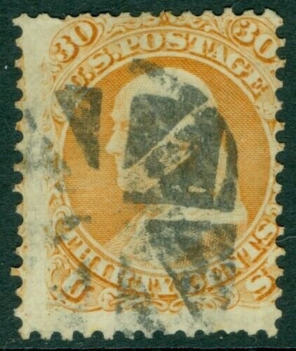 EDW1949SELL : USA 1862. Scott #71 Used. Fresh & Sound. PSAG Certificate Cat $200