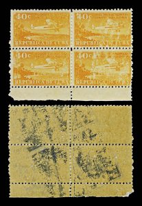 4535: Cuba SG376 Correo Aereo Internacional Part Set. 1931. Sc# C4 Mi80 MNH M...