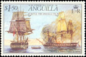 Anguilla #259-264, Complete Set(6), No Strip, Singles, 1976, Ships, Never Hinged