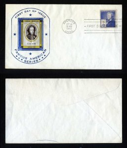 # 892 First Day Cover addressed with Reid cachet dated 10-14-1940