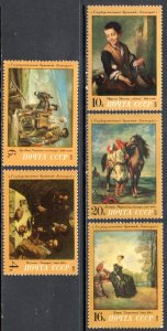 RUSSIA 4001-5 MNH SCV $2.40 BIN $1.50 ART