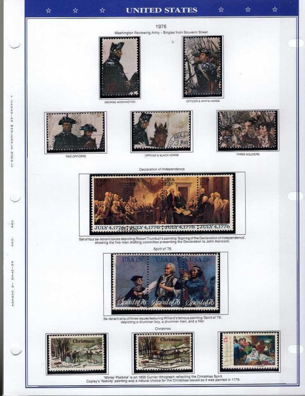 US Used Commemorative and definitives, all different read text Collection #059