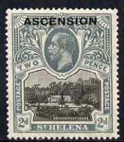 Ascension 1922 KG5 opt on 2d black & grey fine mounte...