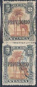 Nyassa #42-43 ( U)  CV $1.50