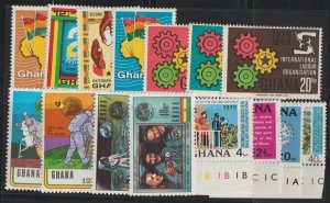 Ghana SC 371-4, 375-377, 386-389, 398-401 Mint, Never Hinged