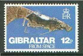 GIBRALTAR - 1978 - Gibraltar from Space - Perf Single Stamp - Mint Never Hinged