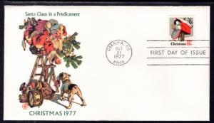 US 1730 Christmas Mailbox Fleetwood U/A FDC