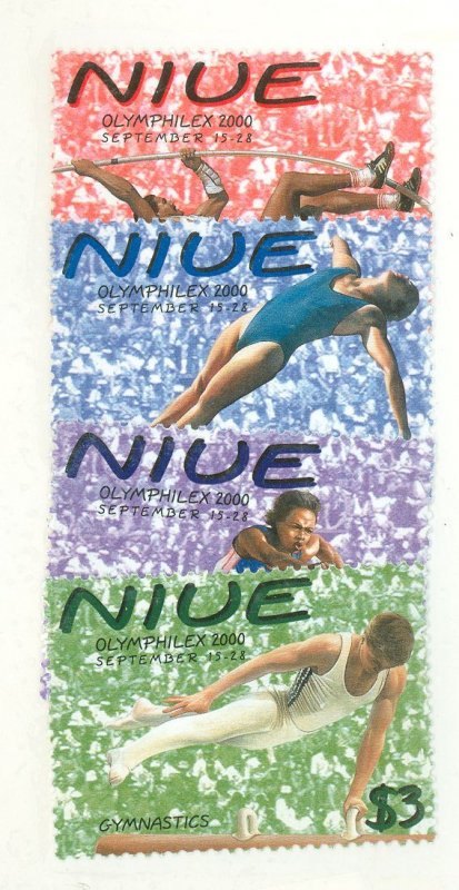 Niue #748-51  Single (Complete Set) (Olympics)