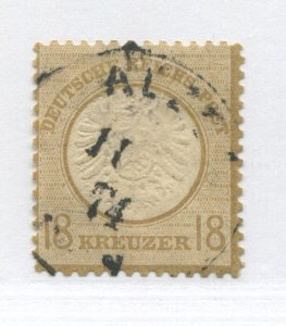 Germany 1872 18 kreuzer used