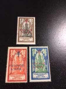 French India sc 158, 162,164 MH