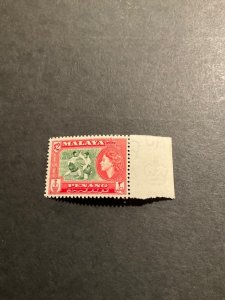 Stamps Malaya-Penang  Scott #54 never hinged