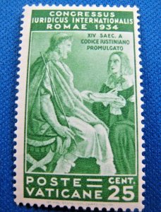 VATICAN CITY  1935  -  SCOTT # 43  -   MH   (Hv2)