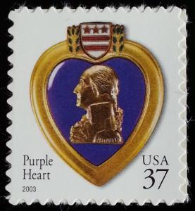 2003 37c Purple Heart, Special Issue Scott 3784 Mint F/VF NH