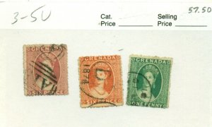 GRENADA #3-5, Used, Scott $57.50