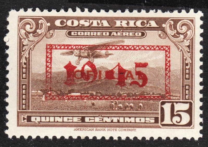 Costa Rica Scott C106 F to VF mint OG H.  FREE...