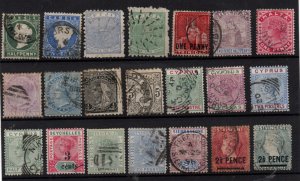 British Commonwealth QV fine used collection WS36811