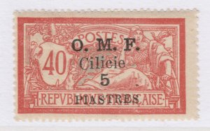 France French Occupation Turkey CILICIE Type F 1920 5pi on 40c MH A25P42F19341