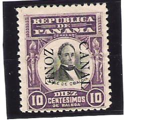 Canal Zone Scott #26 Mint 10c Overprint 2011 CV $20.00