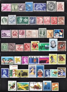 Australia starter collection of 50 different F to VF used. All fault free. Lot B