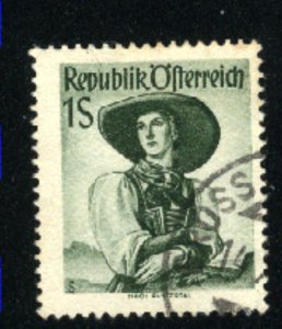 Austria 539   used 1948-52 PD