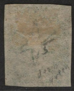 $Tasmania Sc#5 used, fine, wmk#6, Cv. $500