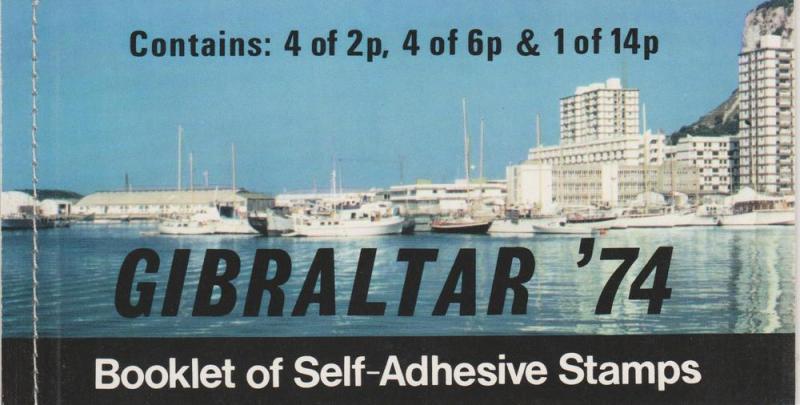 Gibraltar #309a Complete Booklet CV $11.00  (ST2010L)