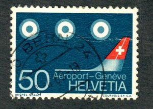 Switzerland #490 used single