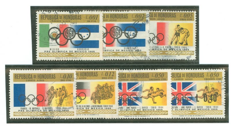 Honduras #C429-C434/C499 Used Single (Olympics)