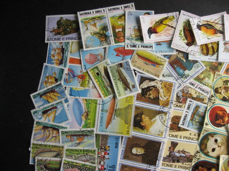 ST THOMAS & PRINCE,SAO TOME & PRINCIPE 89 different U stamps all in topical sets 