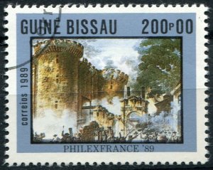 Guinea-Bissau Sc#805 Used, 200p multi, PHILEXFRANCE 1989 - Paintings (1989)