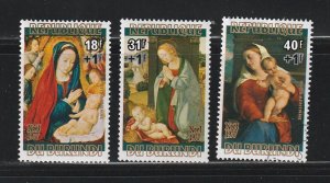 Burundi CB44-CB46 Set M&U Christmas