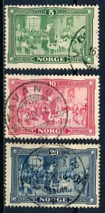 Norway #96-98  Set of 3 Used