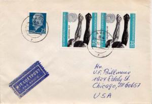 Germany D.D.R., Airmail, United Nations Related