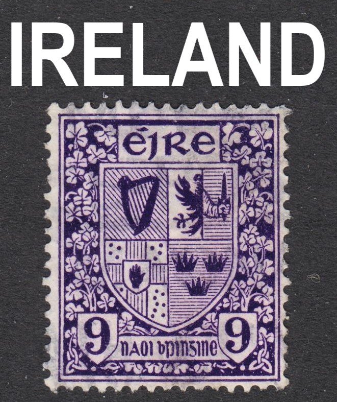 Ireland Scott 74  wtmk 44  F to VF used.