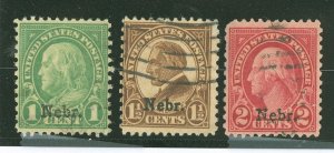 United States #669-671 Used Multiple