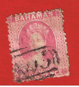 Bahamas #13  VF used  Queen Victoria  Free S/H