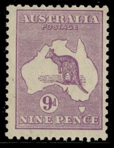AUSTRALIA GV SG108, 9d violet, M MINT. Cat £45.