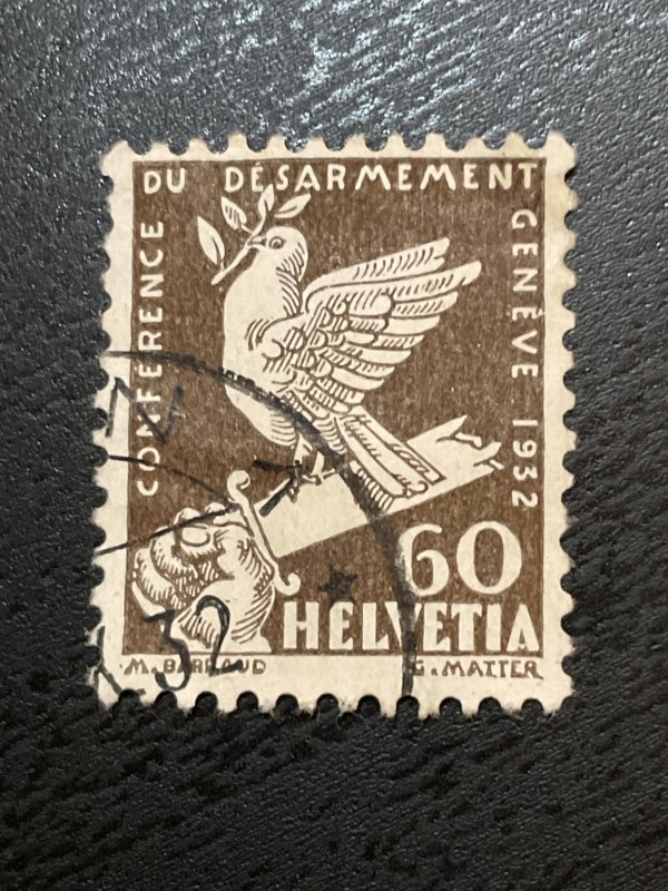 Switzerland SC# 214 Used