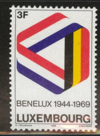 Luxembourg Scott 480 MNH** 1969 Mobius stamp