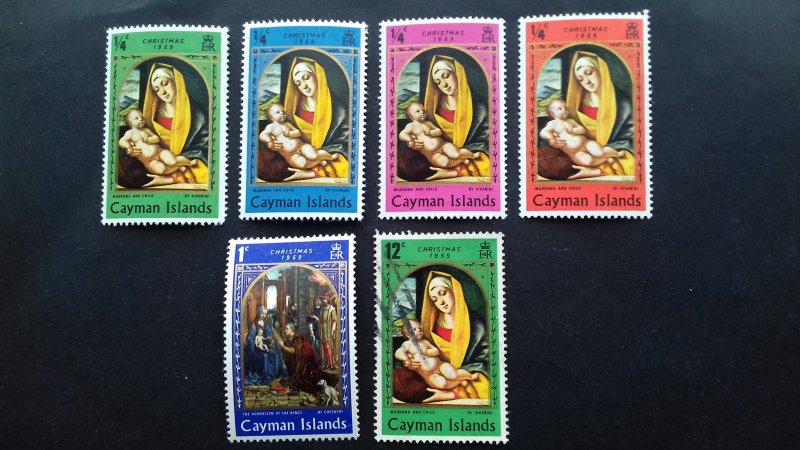 Cayman Islands 1969 Christmas - Paintings Unused