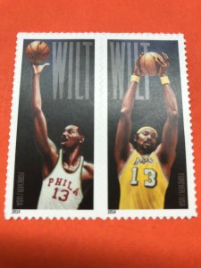 Scott #4950-51 2014 Wilt Chamberlain – MNH Pair