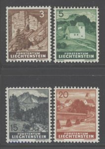 Liechtenstein 1937 Landscapes set Sc# 136-50 NH