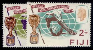 FIJI QEII SG349-350, 1966 world cup set, NH MINT.