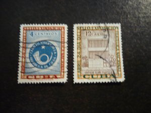 Stamps - Cuba - Scott# 570, C156 - Used Set of 2 Stamps