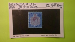 Bermuda 1938 Scott# 123a mint Hinged XF