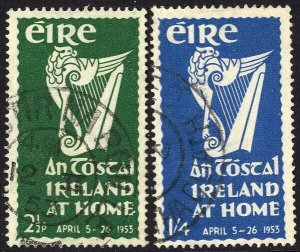 Ireland SG154/5 Set of 2 Fine Used Cat 30.35 pounds