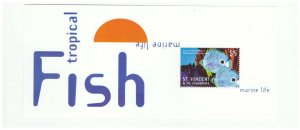 ST VINCENT SC.2763  2000 FOUR EYE BUTTERFLY FISH S/S MNH YE11
