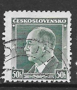 Czechoslovakia 227: 50h President Benes, used, F-VF