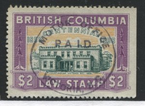 British Columbia 1958 revenues $2 used